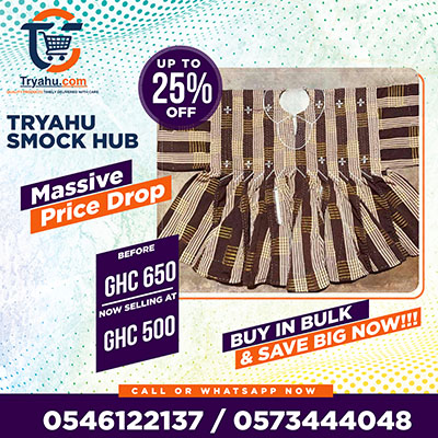 Buy Premium Ghanaian Smocks | Handmade Fugu & Batakari � Tryahu